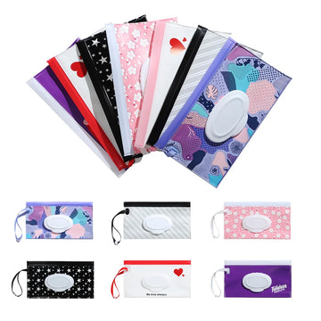 1Pc Baby Fashion Wipes Carrying Case Clutch and Clean Wet Wipes