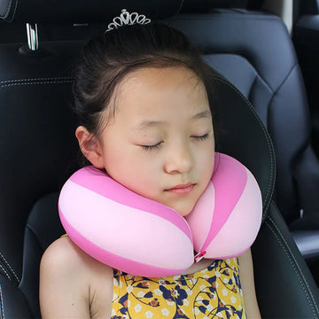 U-Shape For Car Headrest Air Cushion Children Car Seat Head Support Infant Baby