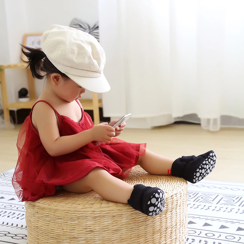 New Baby Socks Shoes Star Toddler First Walkers Booties Cotton Comfort Soft Anti-slip Warm Infant Baby Boy Girl Shoes