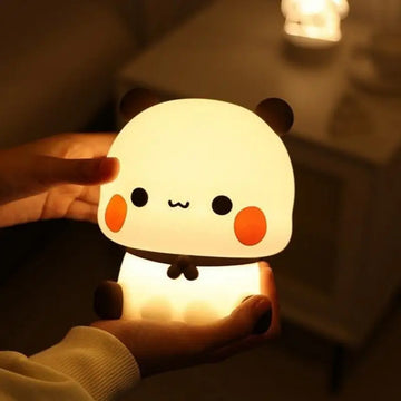 Cute Panda Night Light LED Squishy Novelty Animal Touch Night Lamp