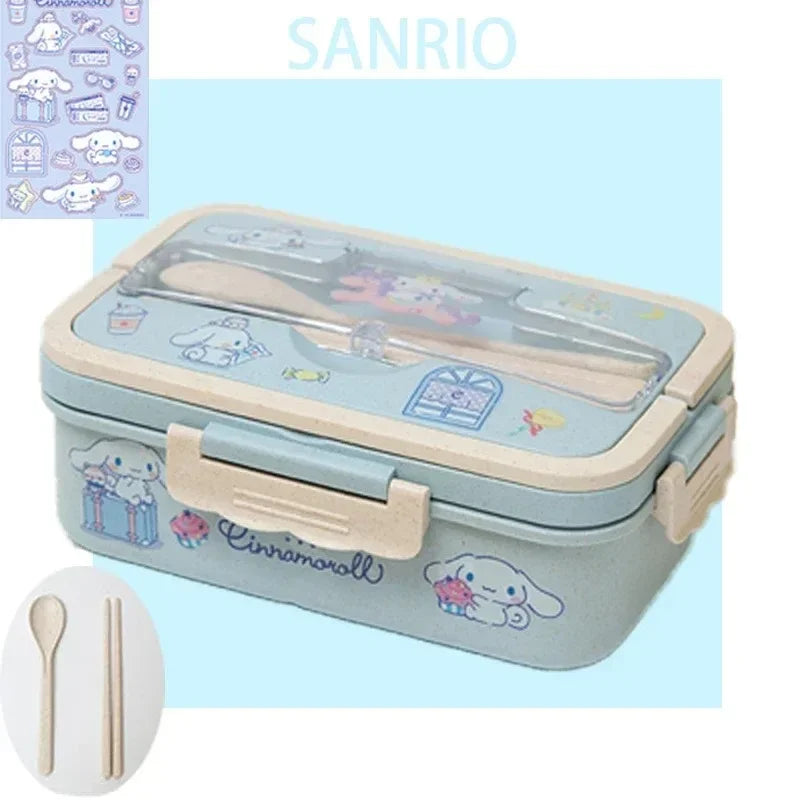 Sanrio Lunch Box | Kuromi, My Melody & Cinnamoroll | 1000ml Bento Box