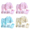 5pcs/Set Newborn Baby Clothing Set Cartoon Infant Boys Girls Clothes Suits Cotton Soft Cute Cat Newborn Outfit Baby Sets 