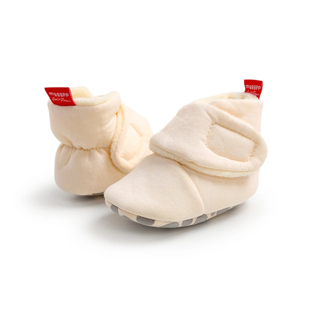 New Baby Socks Shoes Star Toddler First Walkers Booties Cotton Comfort Soft Anti-slip Warm Infant Baby Boy Girl Shoes