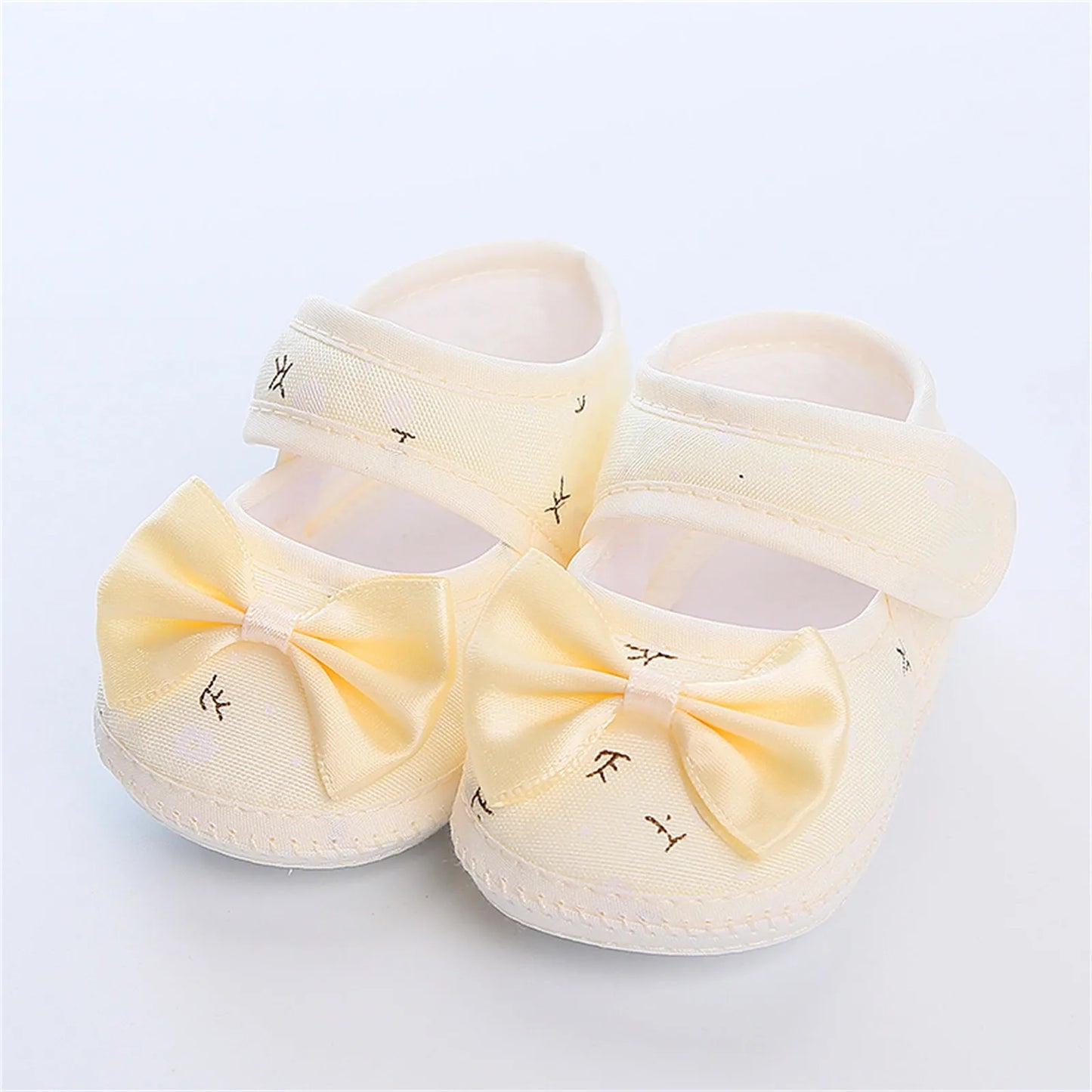 Baby Girl Shoes Newborn Baby girls sock Shoes Anti-Slip Soft Sole First Walkers Toddler Kids Cotton Baptism Shoes 3 6 9 Months
