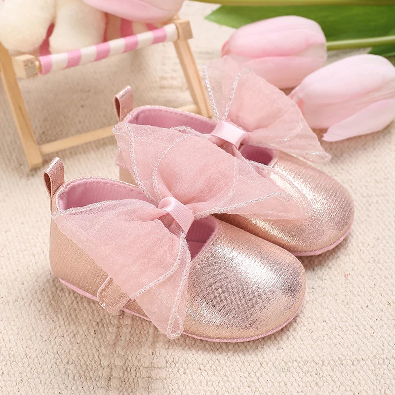 Soft Cotton Lace Baby Girl Princess Shoes 2023 Newborn Moccasins Shoes Cotton Sole Prewalker Anti slip Toddler Step