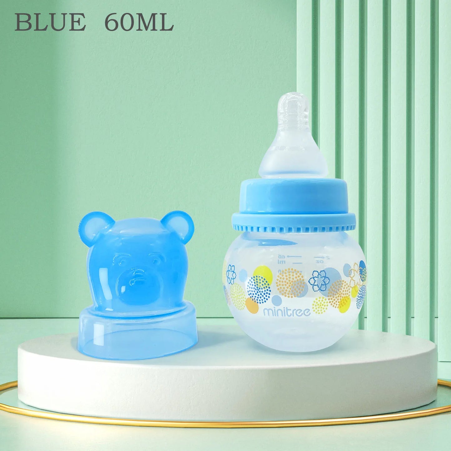 0-6 months newborn baby mini bottle, fall-proof and anti-colic PP bottle