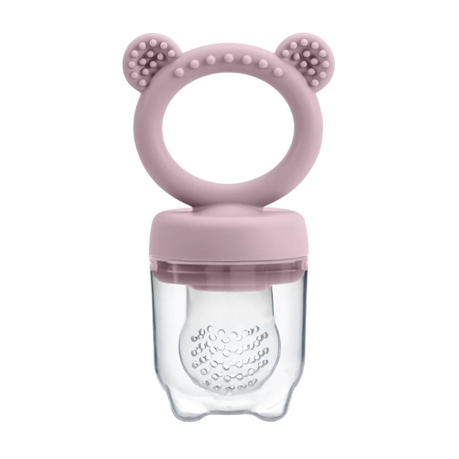 Silicone Fruit Feeder Pacifier with Cover | BPA Free | Fresh Food Soother | Newborn & Teething Baby