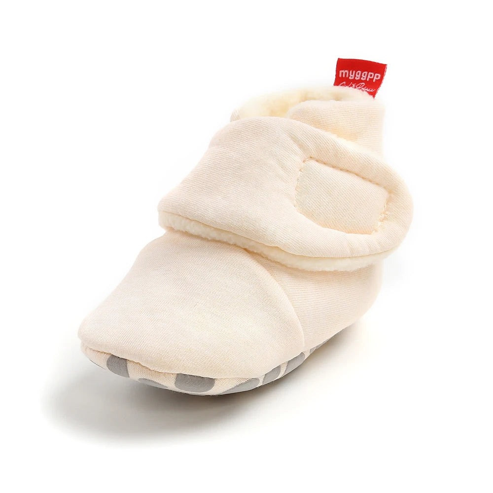 New Baby Socks Shoes Star Toddler First Walkers Booties Cotton Comfort Soft Anti-slip Warm Infant Baby Boy Girl Shoes