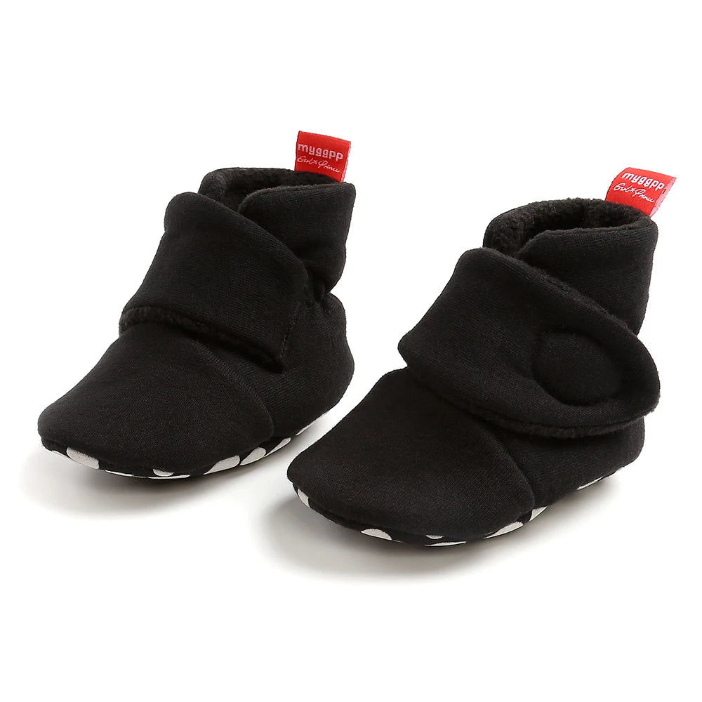 New Baby Socks Shoes Star Toddler First Walkers Booties Cotton Comfort Soft Anti-slip Warm Infant Baby Boy Girl Shoes