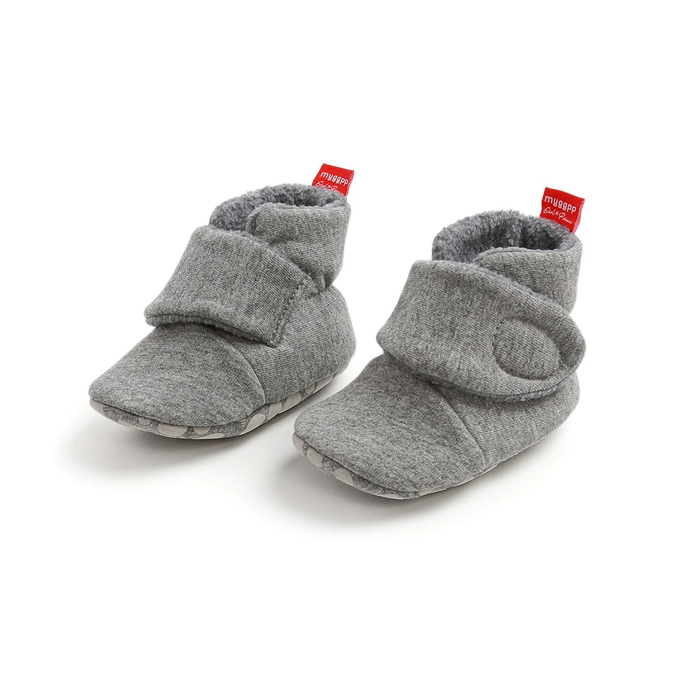 New Baby Socks Shoes Star Toddler First Walkers Booties Cotton Comfort Soft Anti-slip Warm Infant Baby Boy Girl Shoes