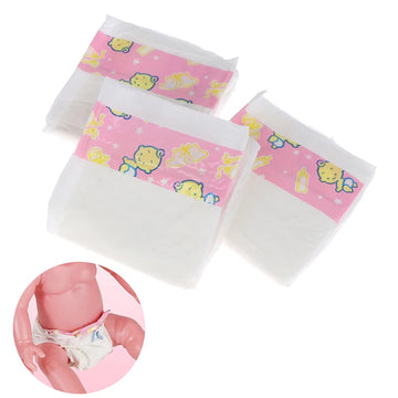 3pcs Diaper Pants Wear for Doll Accessory Gift Baby Born Accessories Kid