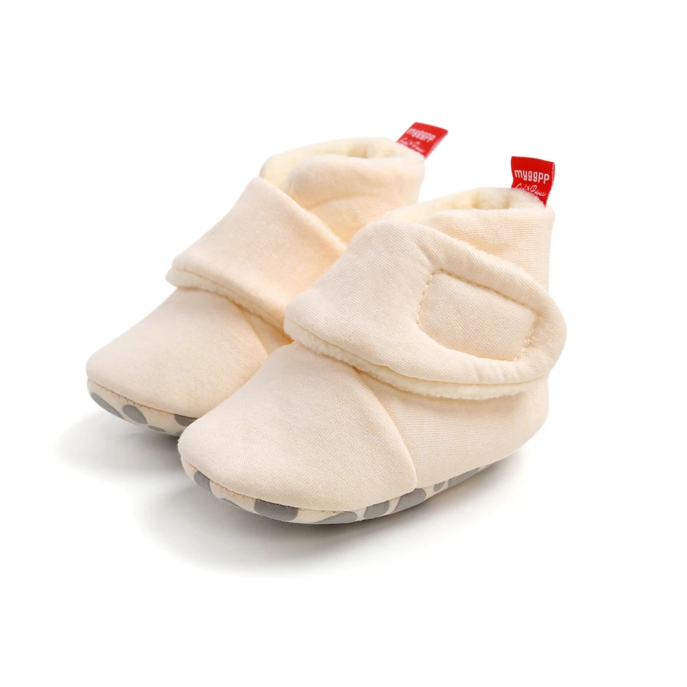 New Baby Socks Shoes Star Toddler First Walkers Booties Cotton Comfort Soft Anti-slip Warm Infant Baby Boy Girl Shoes