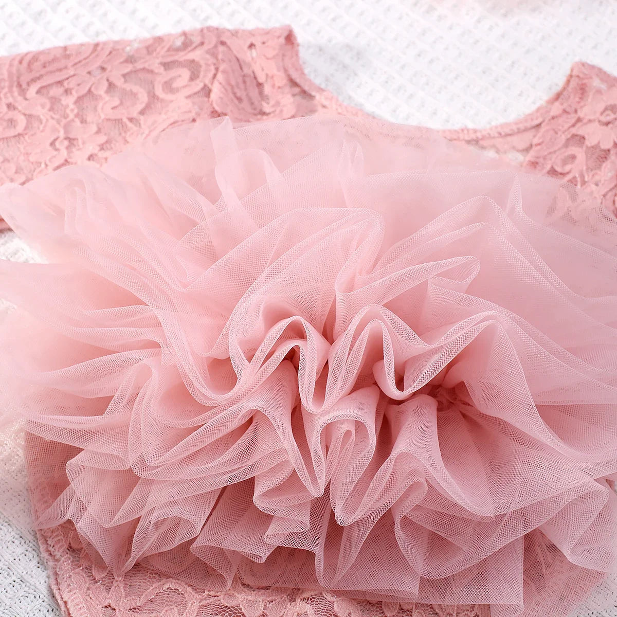 Baby Girl Tutu Photography Dress | Lace Princess Romper for Newborns