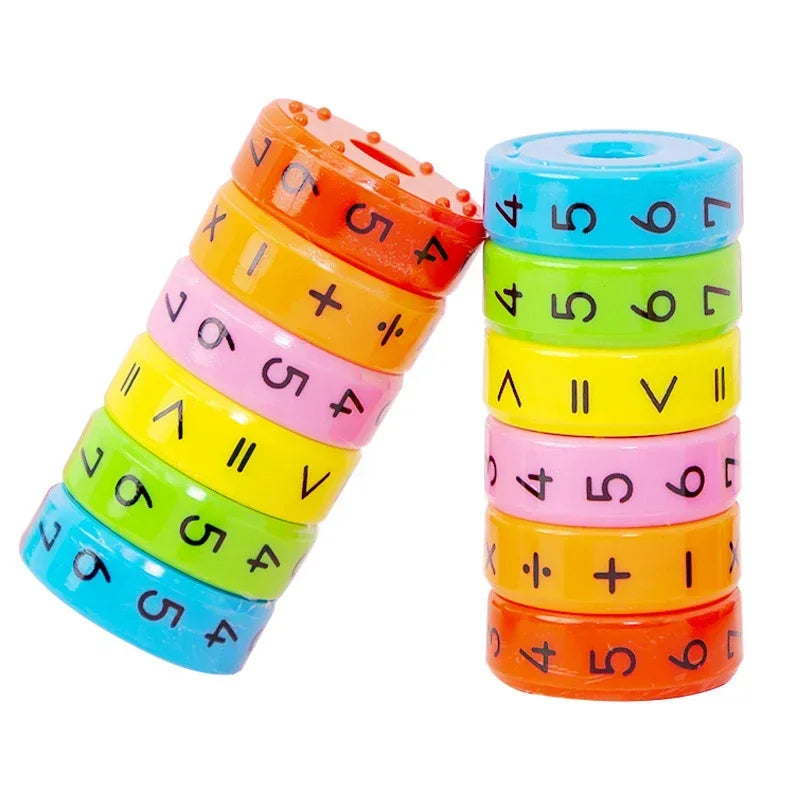 Educational Toys Magic Intelligence Arithmetic Maths Puzzle Cube For Kids Gift