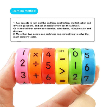 Educational Toys Magic Intelligence Arithmetic Maths Puzzle Cube For Kids Gift