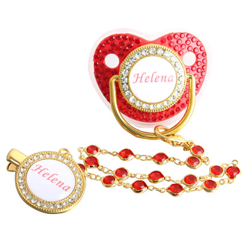 Baby Pacifier Dummy With Chain Clip 0-18 Months