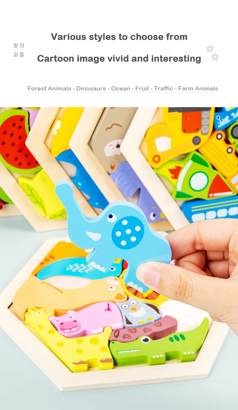 Children's creative three-dimensional puzzles / Education toys