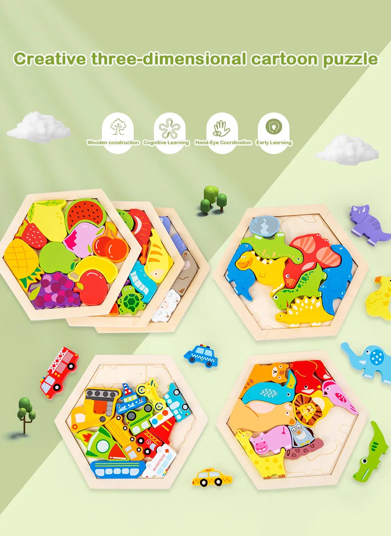 Children's creative three-dimensional puzzles / Education toys