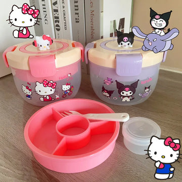 Sanrio Bento Box Kawaii Hello Kitty Portable Lunch