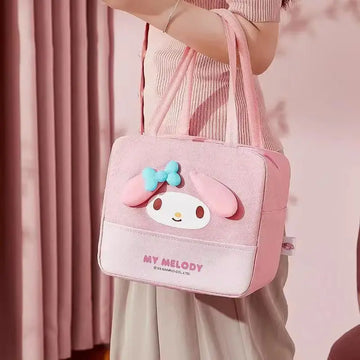 Kawaii Sanrio Hello Kitty Melody Lunch Box Bag Cinnamoroll