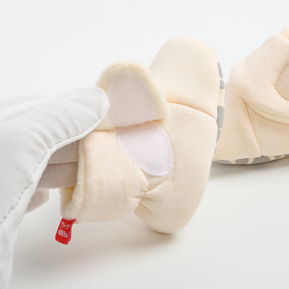 New Baby Socks Shoes Star Toddler First Walkers Booties Cotton Comfort Soft Anti-slip Warm Infant Baby Boy Girl Shoes