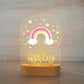 Personalized Children Animal Night Light Custom Name Acrylic Lamp Baby Kids Bedroom Decoration Neonate Birthday Christmas Gift