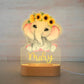 Personalized Children Animal Night Light Custom Name Acrylic Lamp Baby Kids Bedroom Decoration Neonate Birthday Christmas Gift