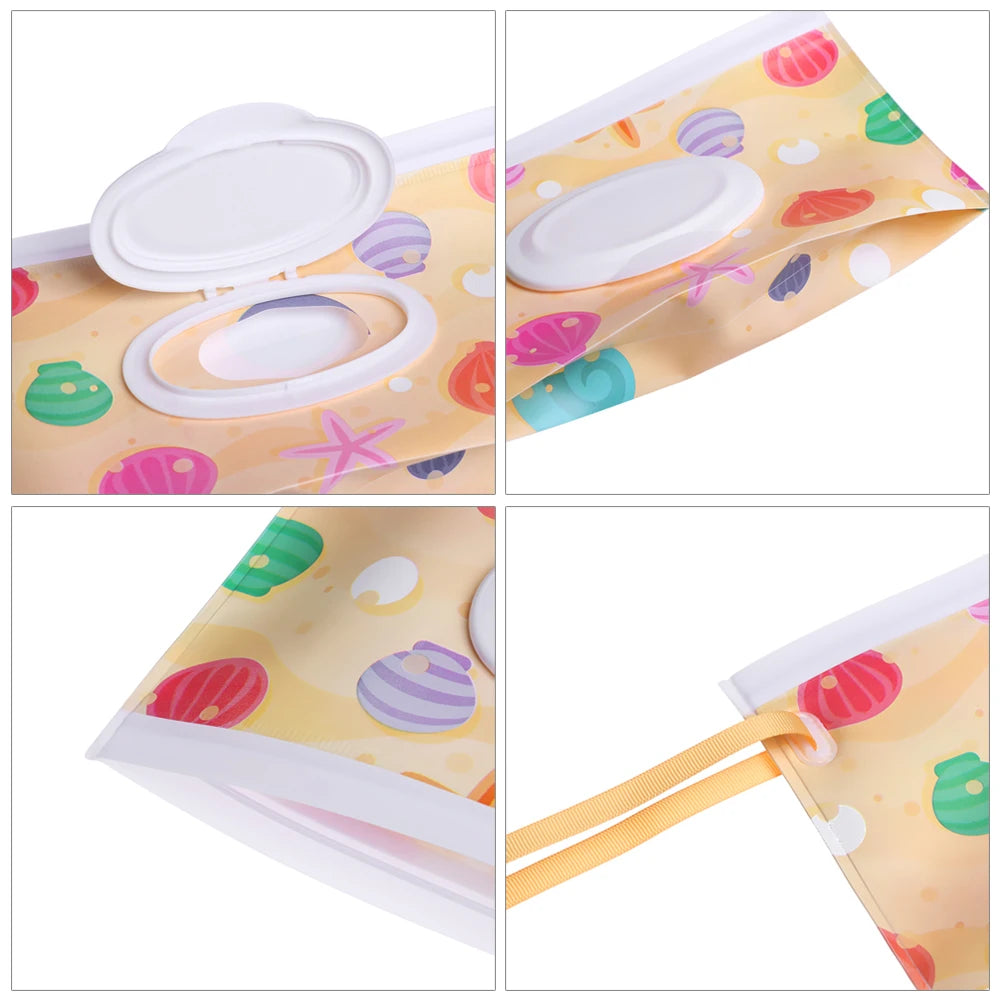 1Pc Baby Fashion Wipes Carrying Case Clutch and Clean Wet Wipes
