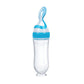 1 PC Safe Useful Silicone Baby Bottle With Spoon Food Supplement Rice Cereal Bottles Squeeze Spoon Milk Feeding Bottle Cup