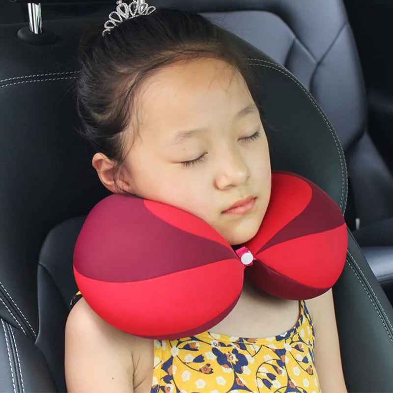 U-Shape For Car Headrest Air Cushion Children Car Seat Head Support Infant Baby