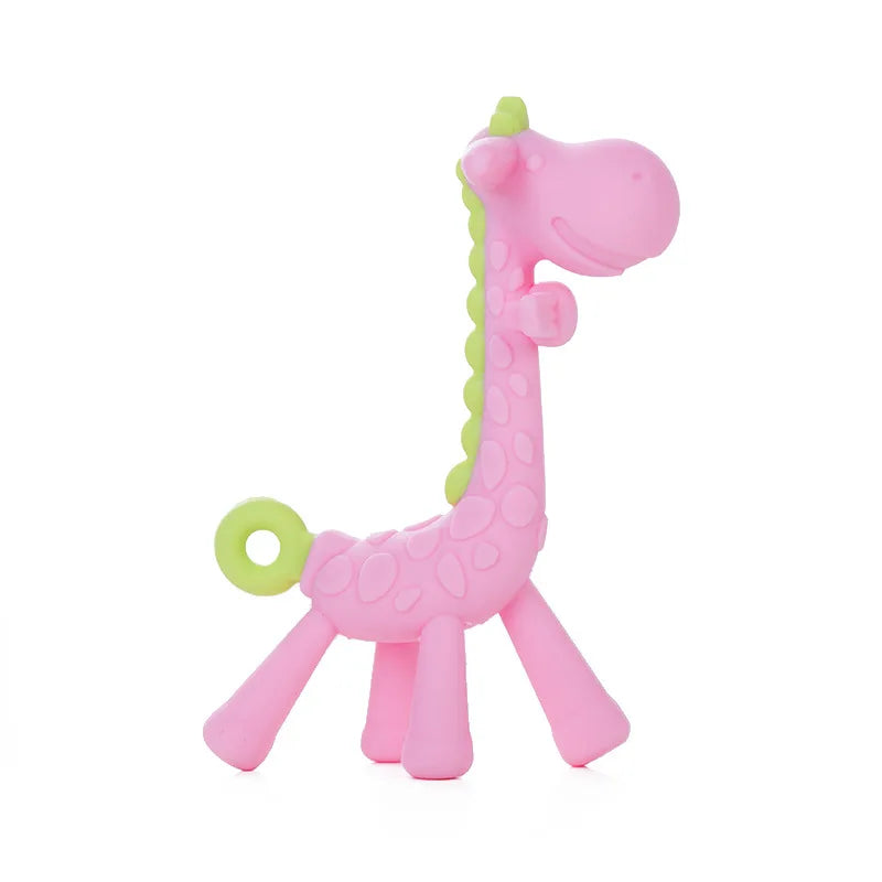 Silicone Teethers Giraffe Cartoon Baby
