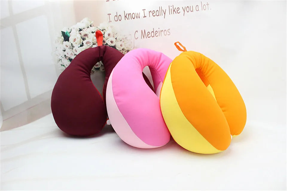 U-Shape For Car Headrest Air Cushion Children Car Seat Head Support Infant Baby