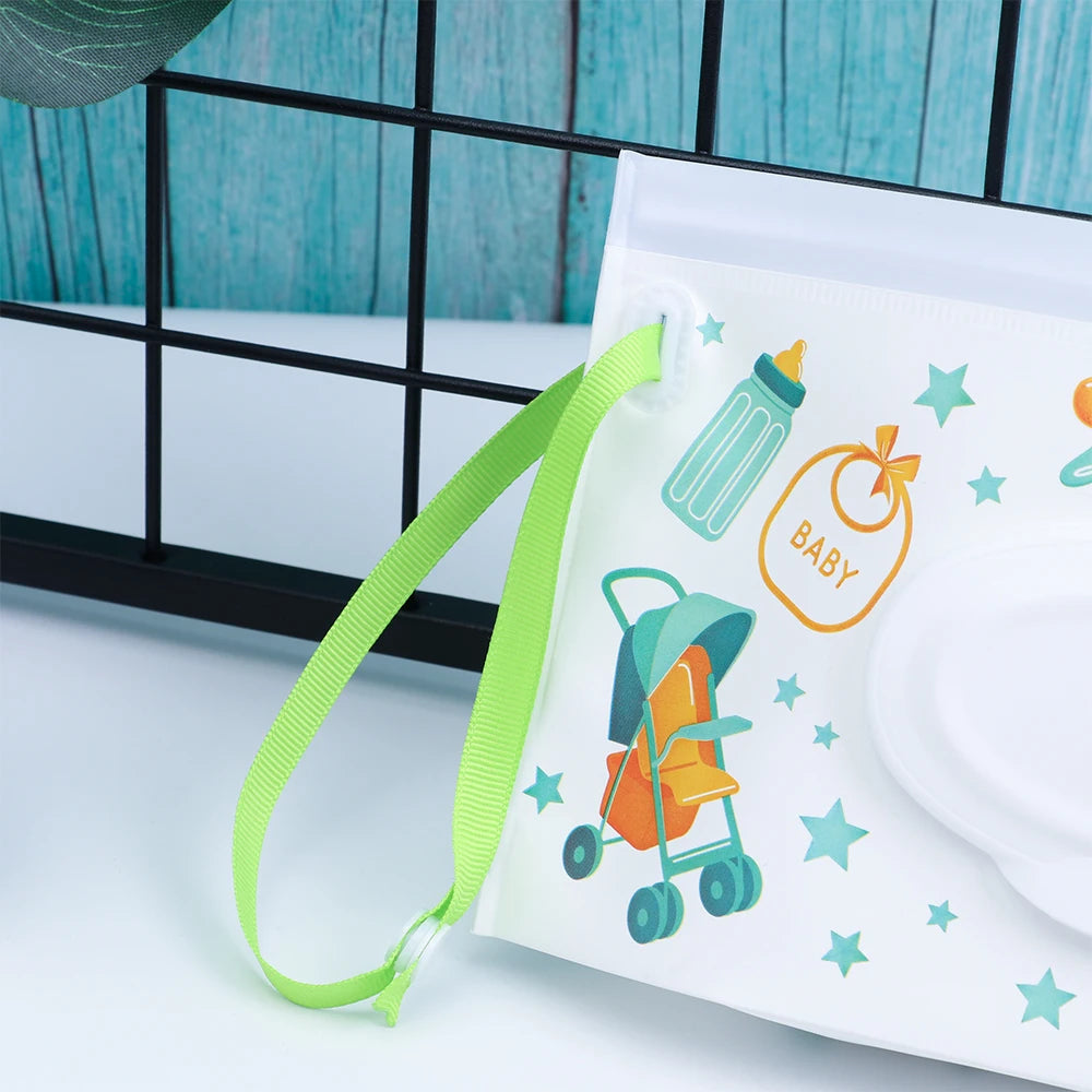 1Pc Baby Fashion Wipes Carrying Case Clutch and Clean Wet Wipes