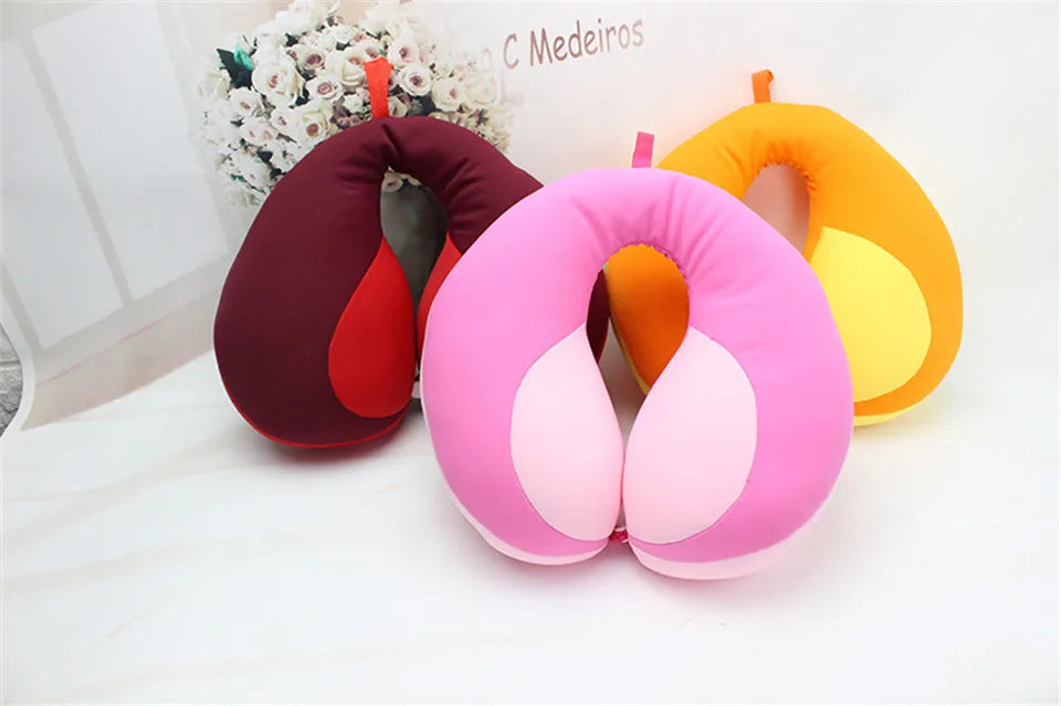 U-Shape For Car Headrest Air Cushion Children Car Seat Head Support Infant Baby