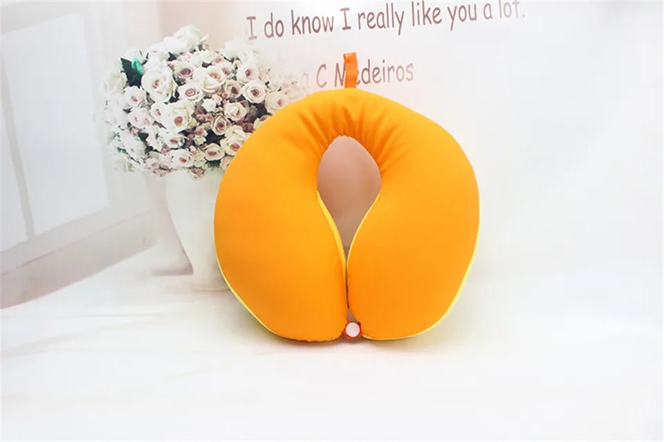 U-Shape For Car Headrest Air Cushion Children Car Seat Head Support Infant Baby