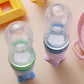 1 PC Safe Useful Silicone Baby Bottle With Spoon Food Supplement Rice Cereal Bottles Squeeze Spoon Milk Feeding Bottle Cup
