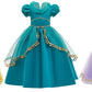 Baby Girls Elegant Big Bow Party Dress | Wedding & Birthday Princess Gown 6-36M