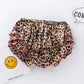 3 Pcs Set Baby Newborns 2025 Summer Cotton Short Sleeve Leopard Bodysuit High-heeled Shoes Christmas Ruffle Baby Girl Clothes Set