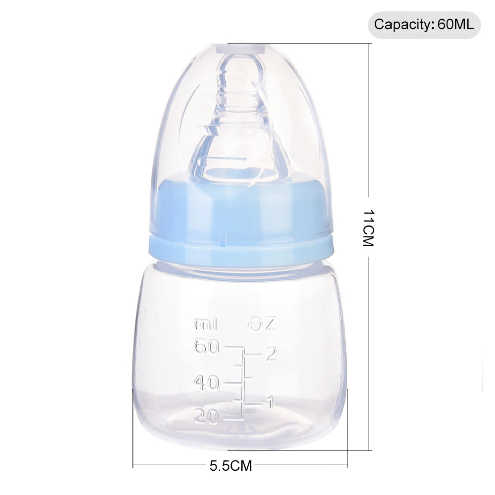60ML Baby Newborn Mini Portable Feeding Nursing Bottle BPA Free Safe Infant  Feeder Fruit Juice Milk