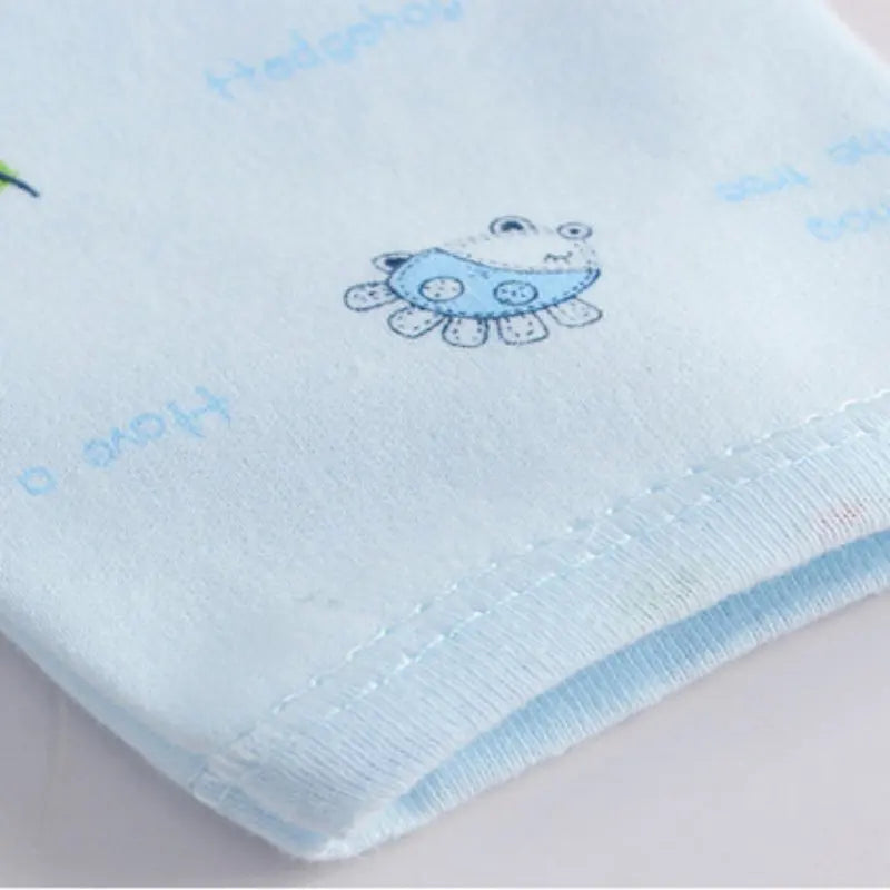 5pcs  Newborn Baby Suit Set Top 2 Pants Hat Bibs 0-3 M Clothing Set Boy Girl