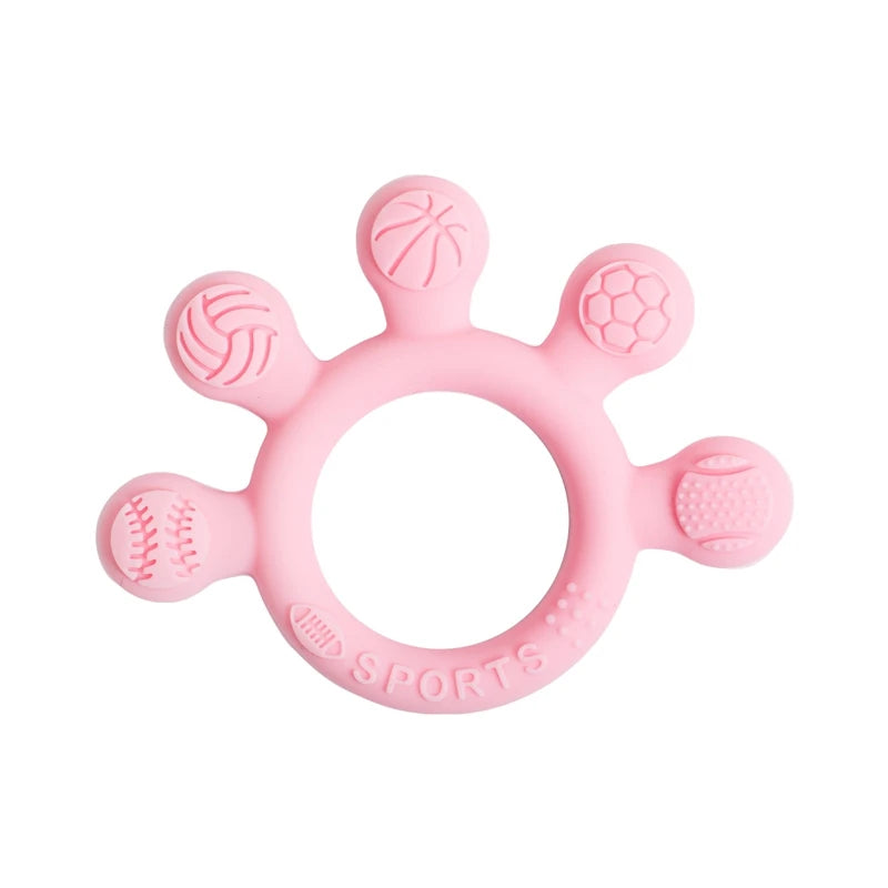 Silicone Teether Baby 0 12 Months