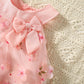 Baby Girl Floral Princess Dress | Sleeveless Summer Ball Gown (3M–3Y)