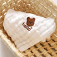 6 Layer Cotton Embroidery Baby Saliva Towels Hand Face Wipes Newborn