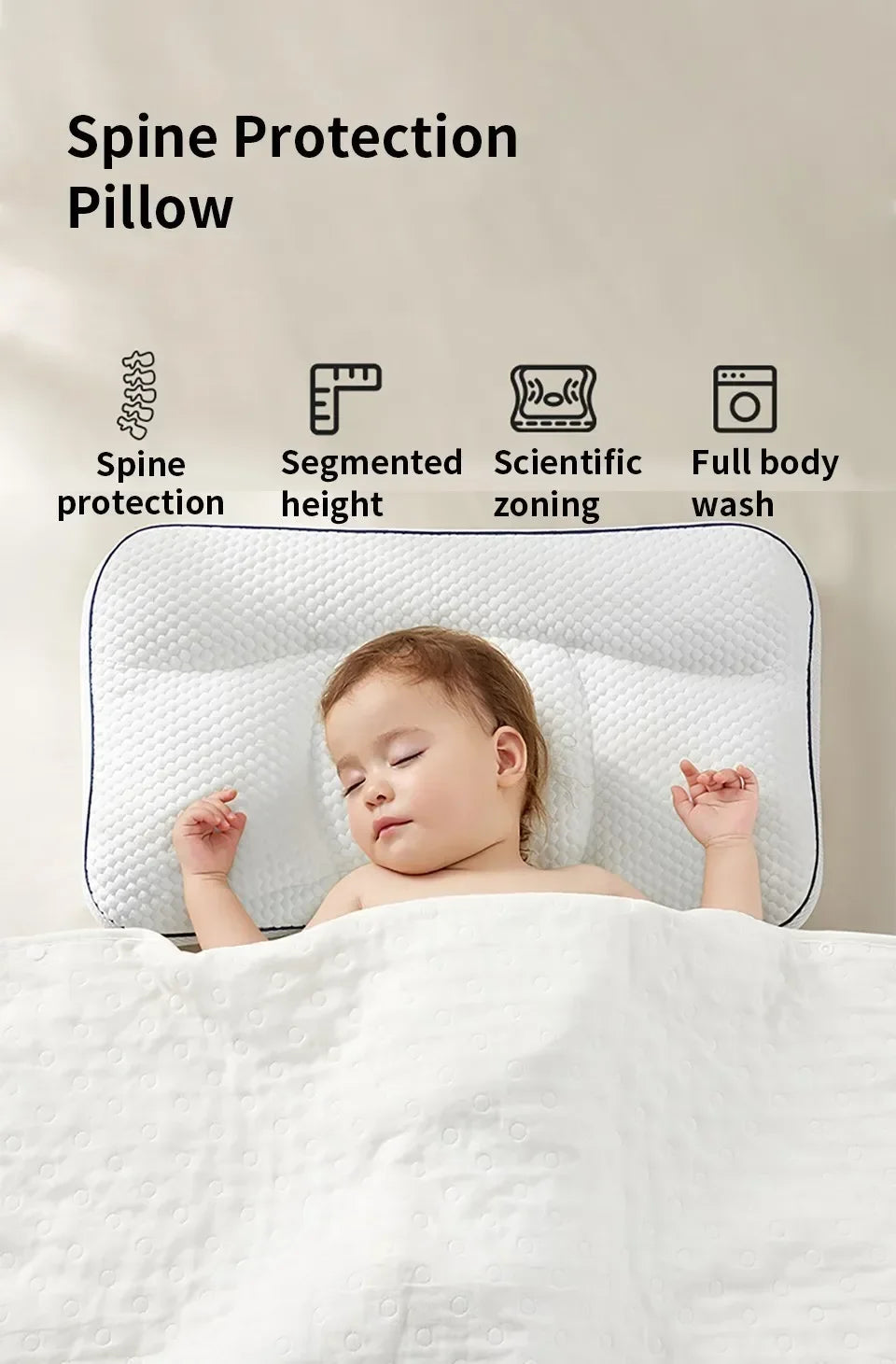 Accessories Product Mother Kids Sleep Baby Pillows for Newborns Nursing Neck Pillow Baby Newborn Cushion Pillow Infant Bedding