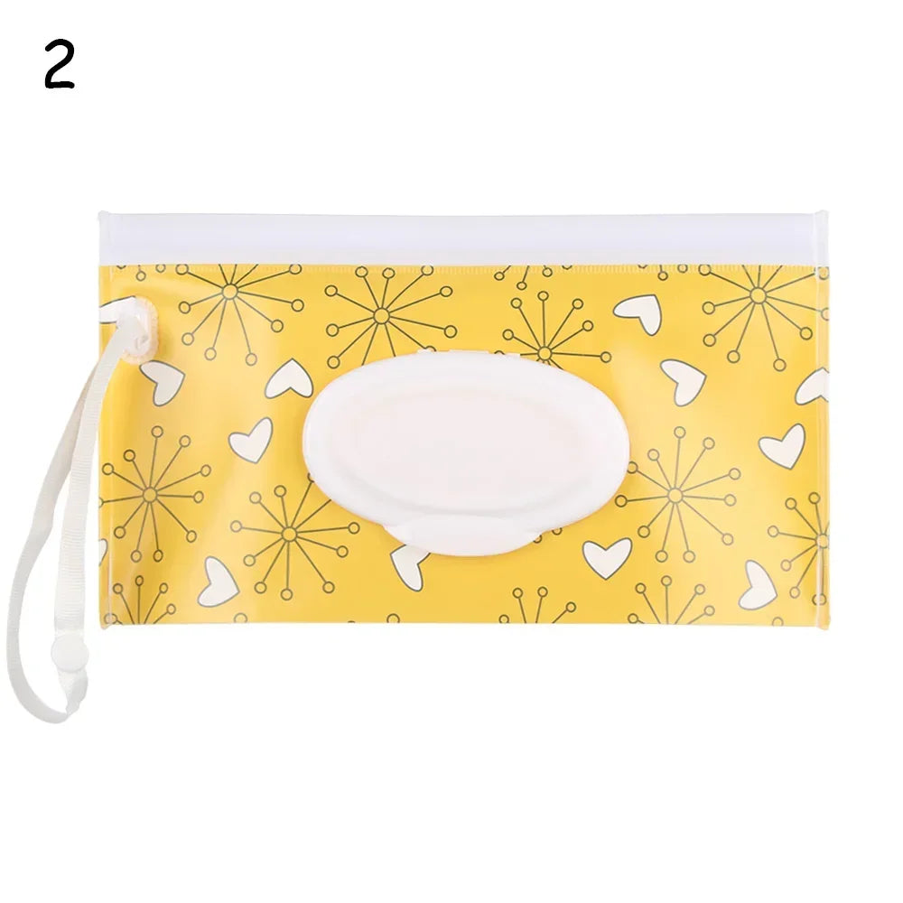 1Pc Baby Fashion Wipes Carrying Case Clutch and Clean Wet Wipes