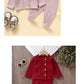 Baby Clothes Set Knit Newborn Girl Boy Long Sleeve Pullover Pants 2PC Fashion Solid Warm Infant Sweater Trousers Leggings Autumn