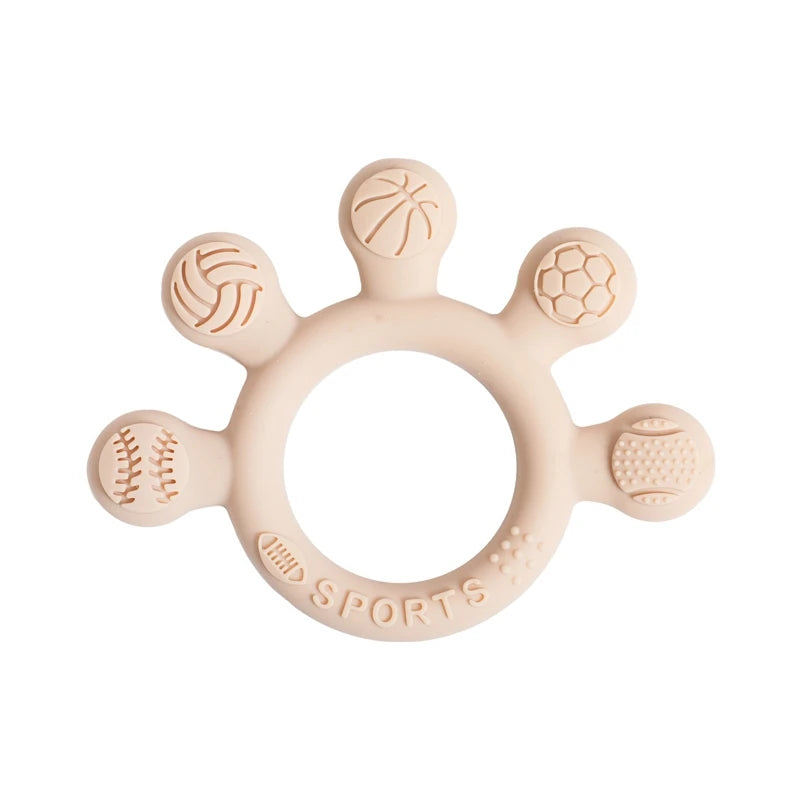 Silicone Teether Baby 0 12 Months