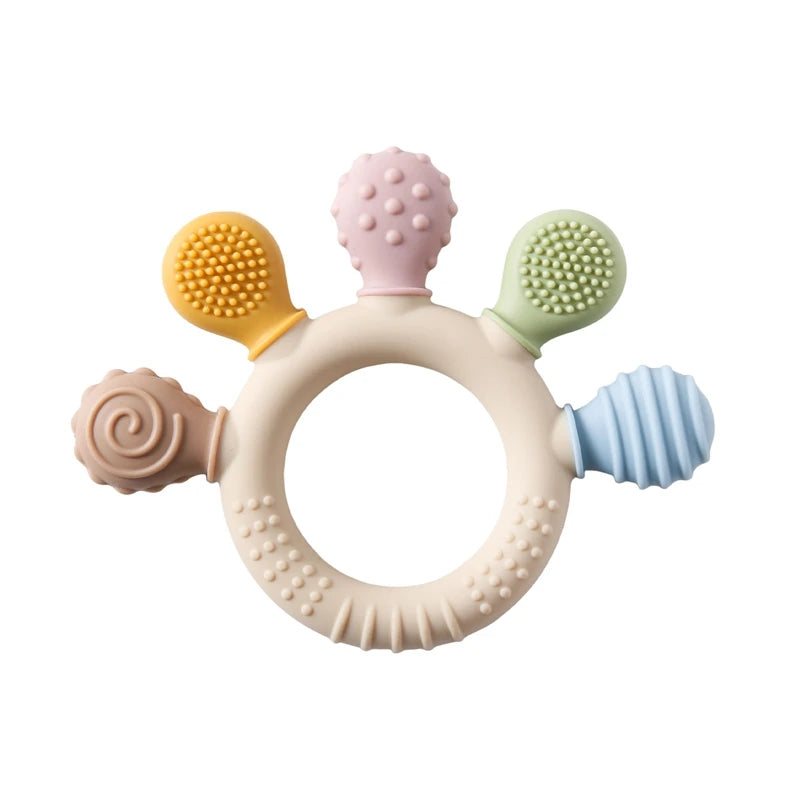 Silicone Teether Baby 0 12 Months