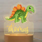 Personalized Children Animal Night Light Custom Name Acrylic Lamp Baby Kids Bedroom Decoration Neonate Birthday Christmas Gift