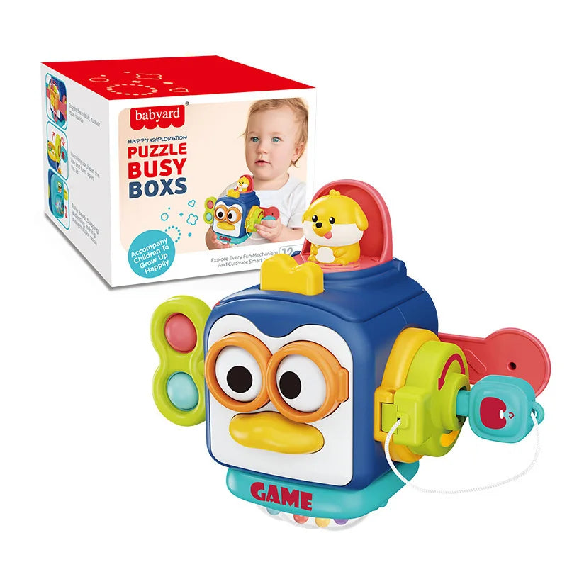 Board Cube Montessori Sensory Educational Toys